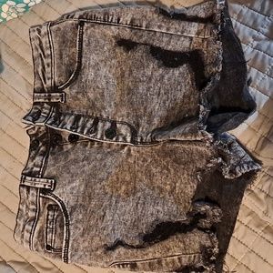 Distressed Jean Shorts